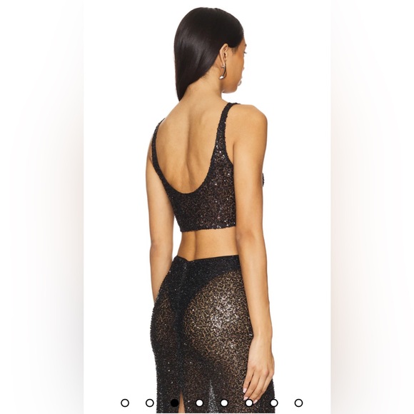 NBD Shanti Maxi Skirt and Top (Set) in Black - Picture 7 of 9